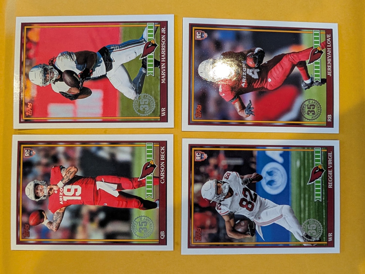 2026 Topps Football Arizona Cardinals 1991 Topps Insert Pack - 4 Cards