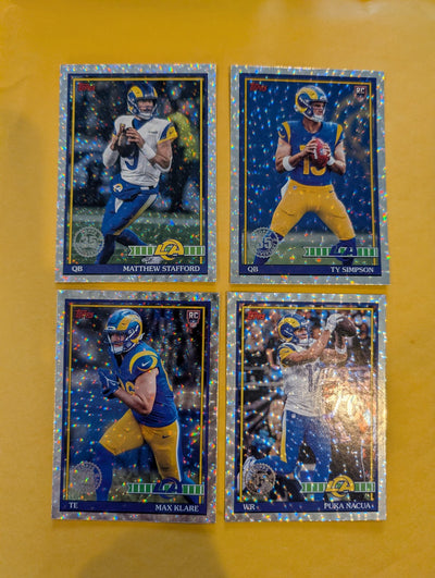 2026 Topps Football Los Angeles Rams 1991 Topps Insert Pack - 4 Cards