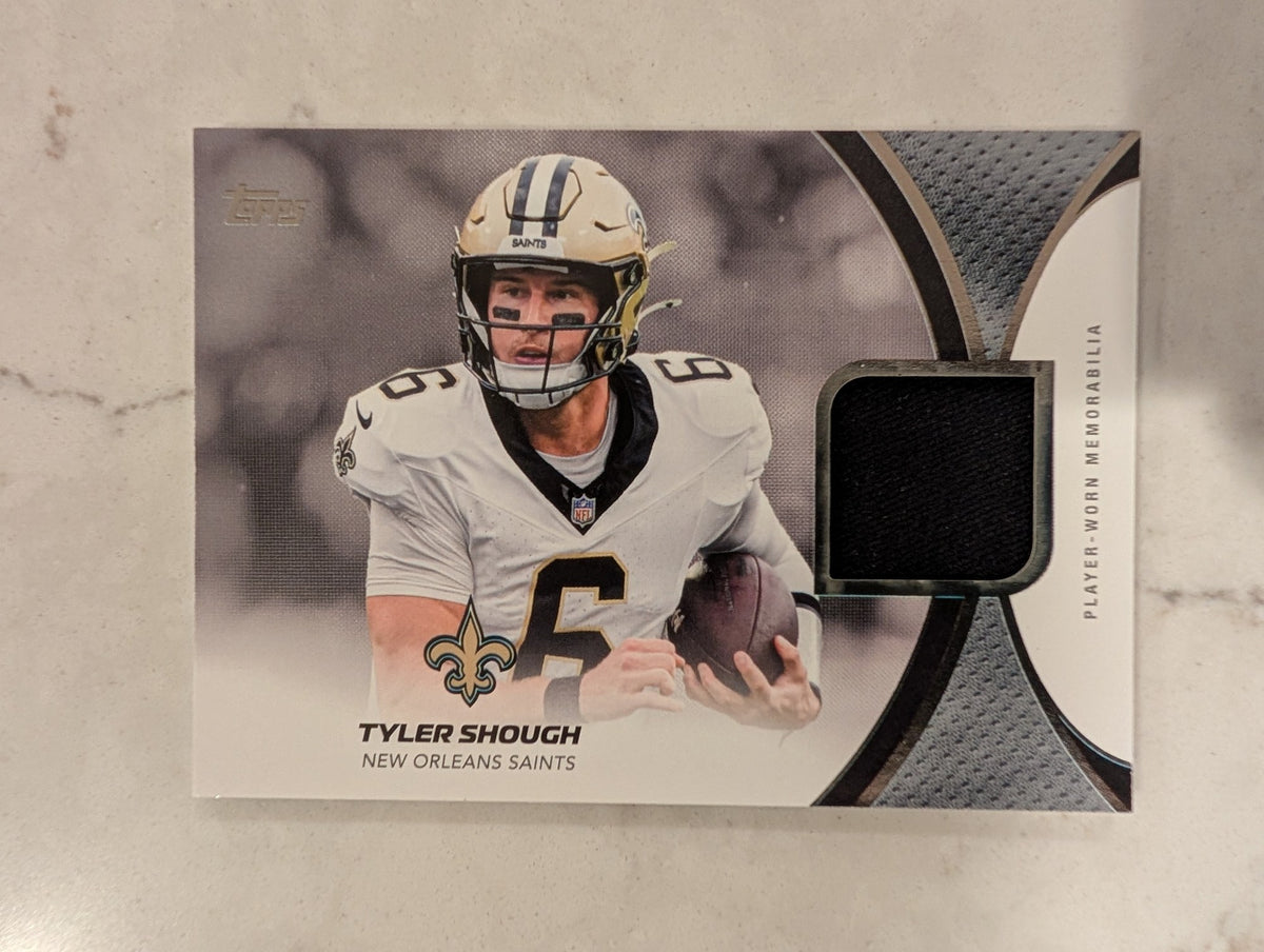 2026 Topps Football Tyler Shough NFL Material Player-Worn Relic #NFLM-TS - New Orleans Saints