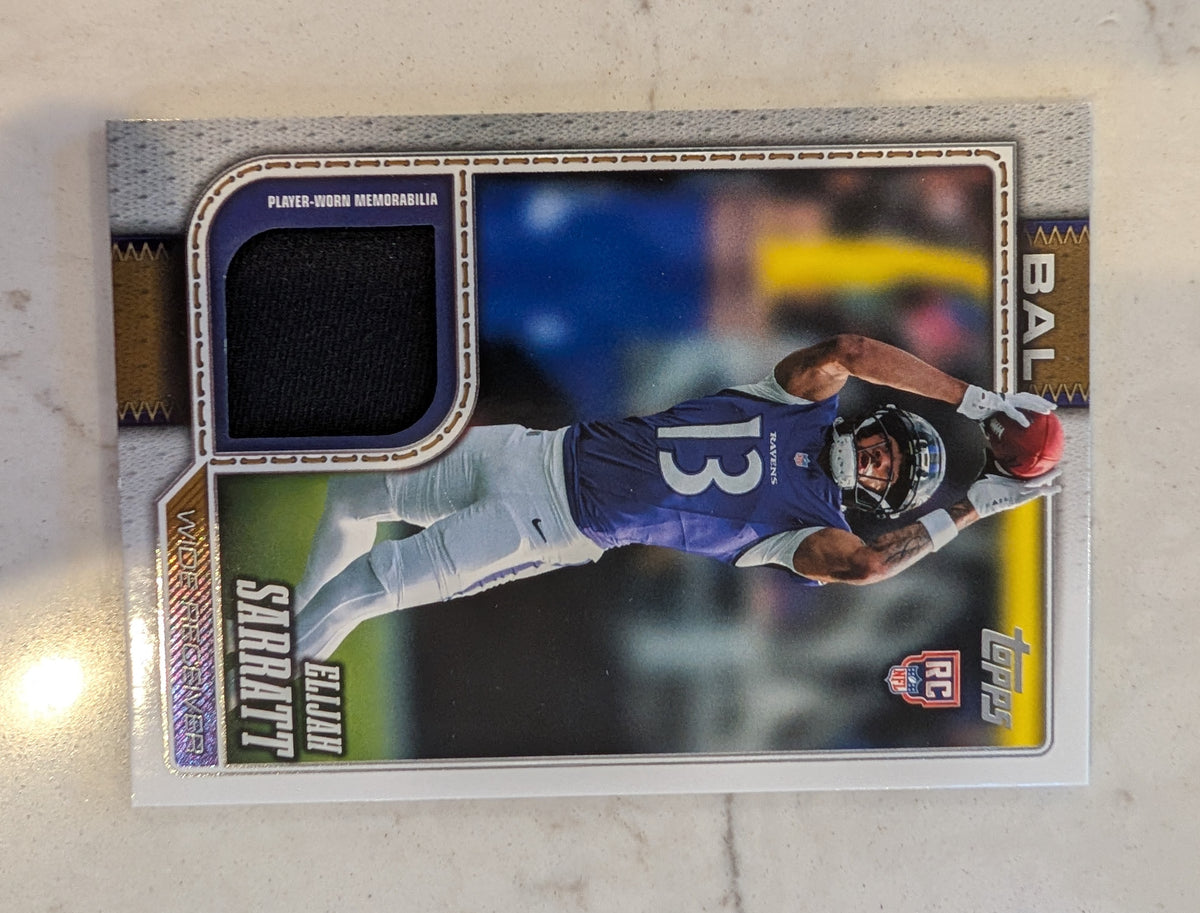 2026 Topps Football Zay Flowers 1991 Topps Relic