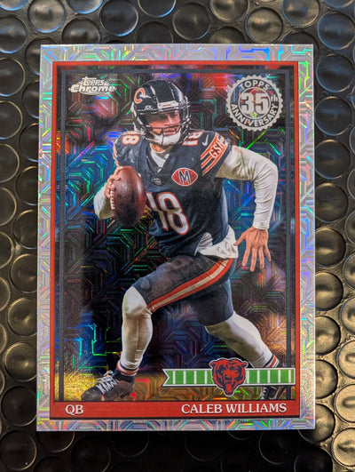 2026 Topps Football Caleb Williams Bears 1991 Chrome Mojo Refractor #91TC-18