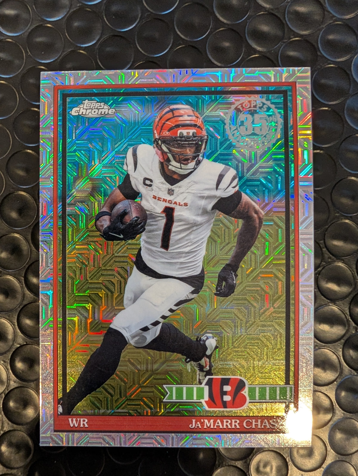 2026 Topps Football Ja'Marr Chase Bengals 1991 Chrome Mojo Refractor #91TC-23