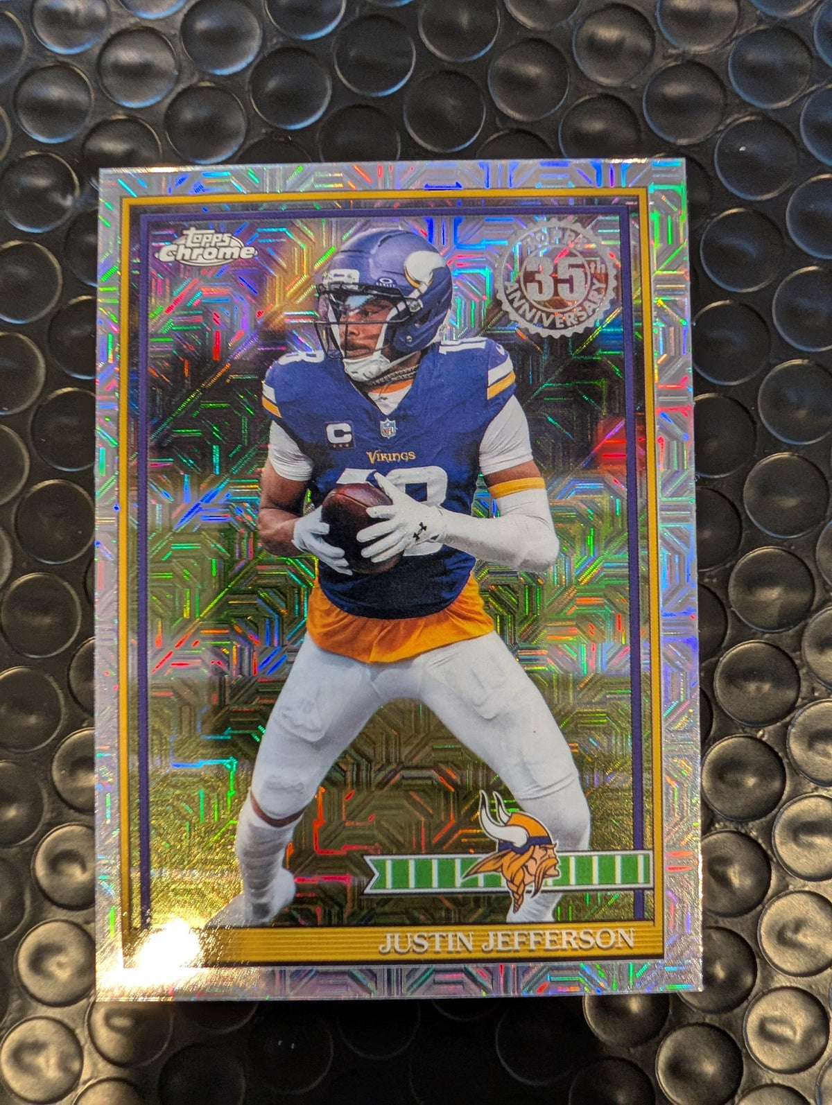 2026 Topps Football Justin Jefferson Vikings 1991 Chrome Mojo Refractor #91TC-38