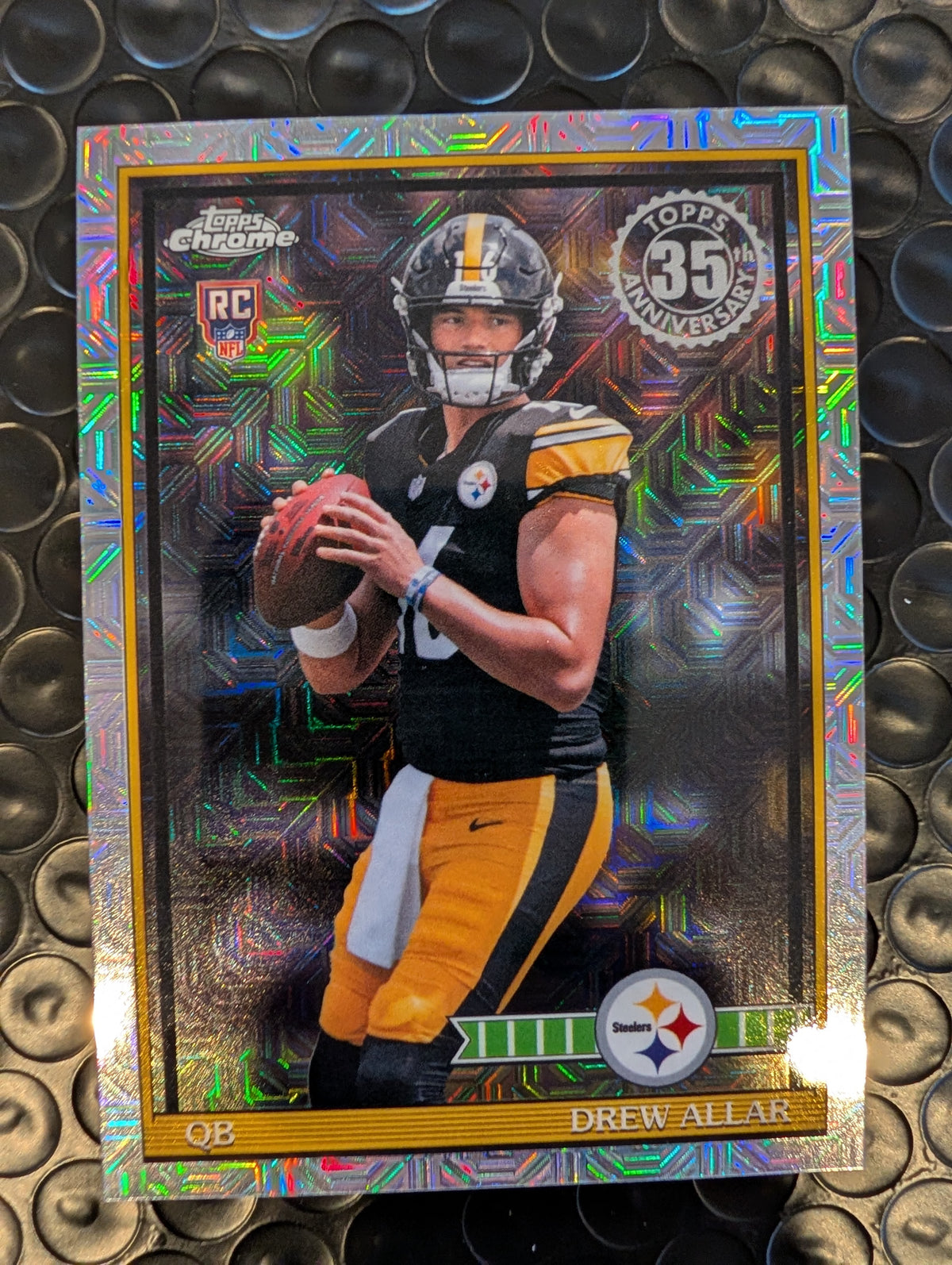 2026 Topps Football Drew Allar Steelers 1991 Chrome Mojo Refractor RC #91TRC-4
