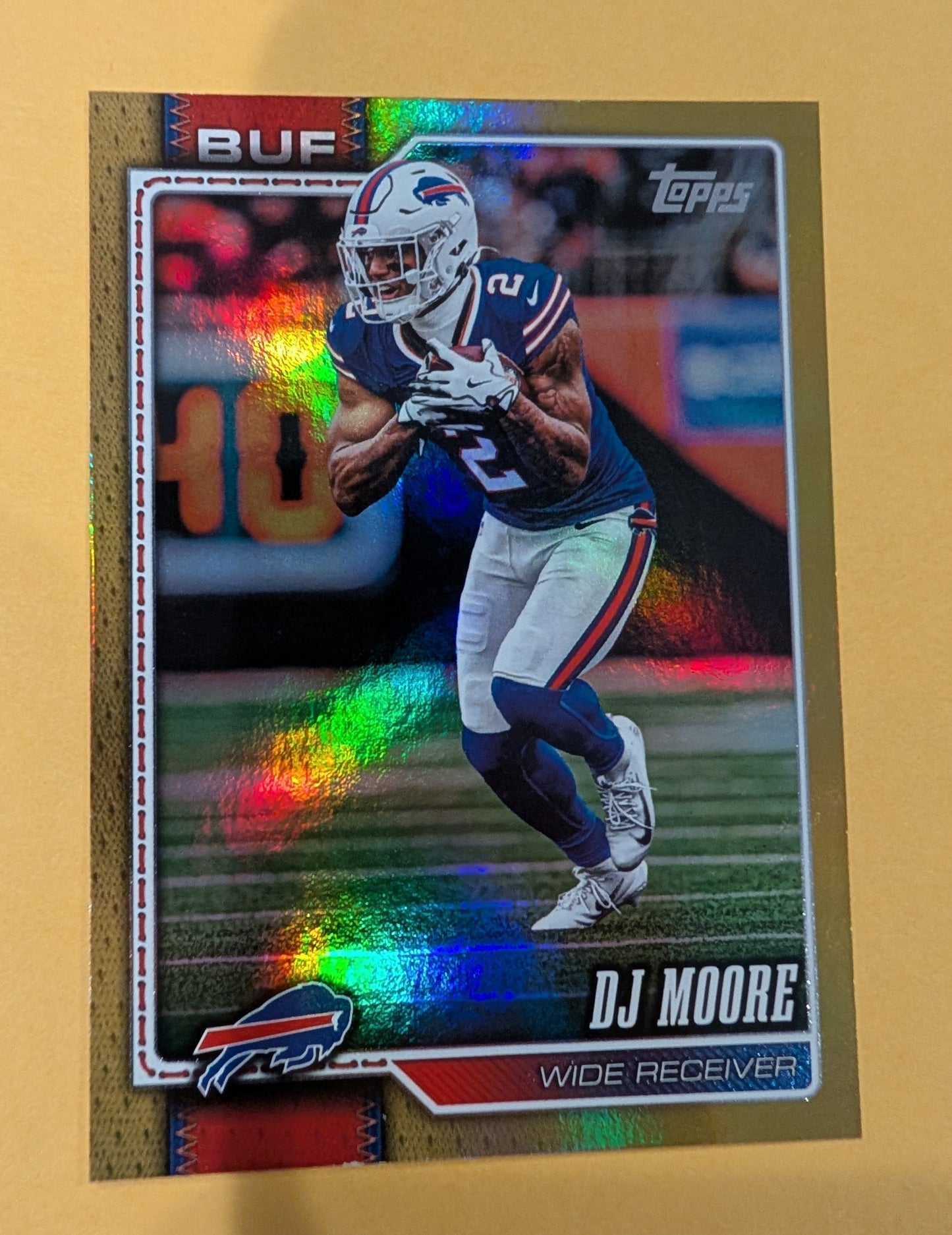 2026 Topps Football DJ Moore Buffalo Bills Gold SP /2026 #36