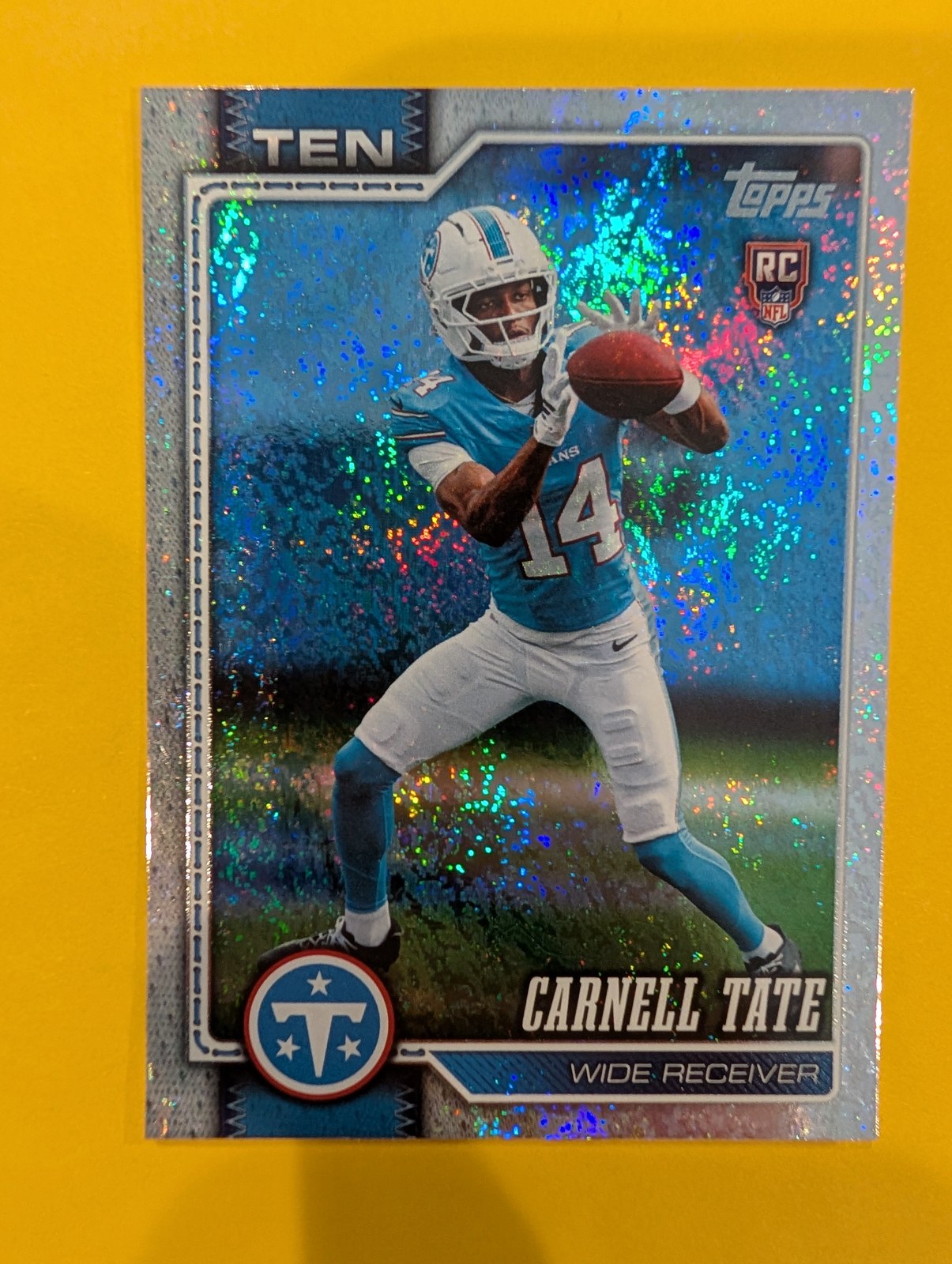 2026 Topps Football Carnell Tate Rookie #318 Holo Foil - front