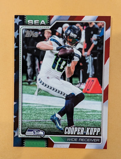2026 Topps Football Cooper Kupp Seahawks Independence Day SP /76 #248