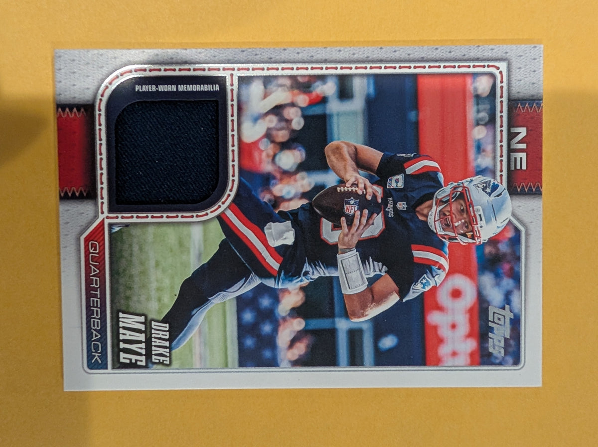 2026 Topps Football Drake Maye New England Patriots NFL Material Relic #NFLM-DM