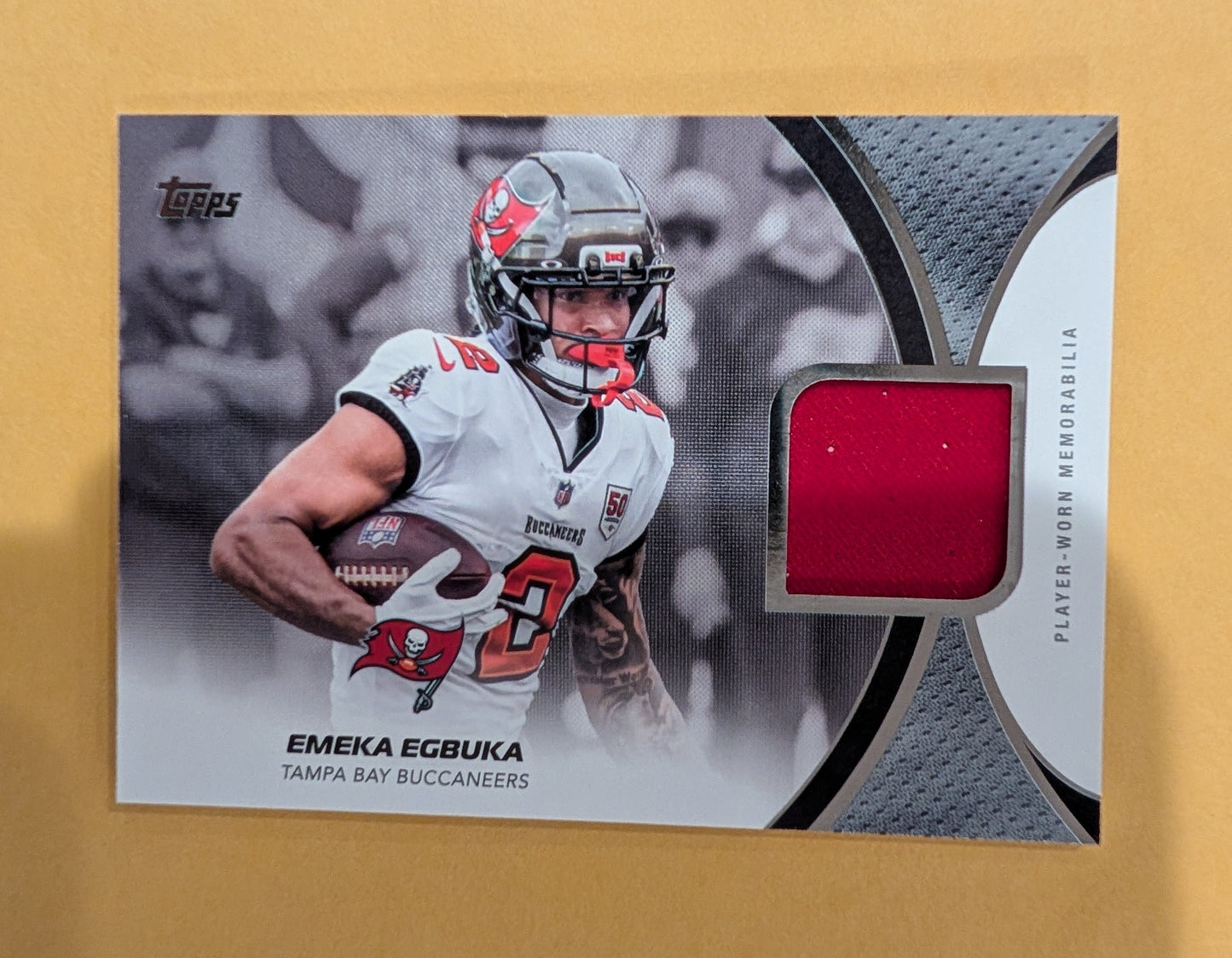 2026 Topps Football Emeka Egbuka Buccaneers NFL Material Relic #NFLM-EE