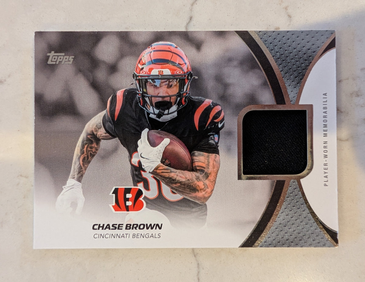 2026 Topps Football Chase Brown Bengals NFL Material Relic #NFLM-CB