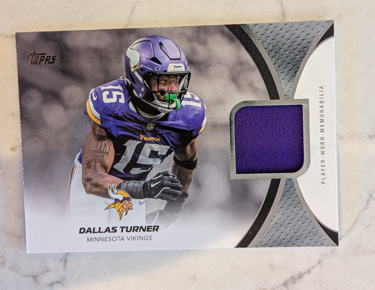 2026 Topps Football Dallas Turner Vikings NFL Material Relic #NFLM-DT