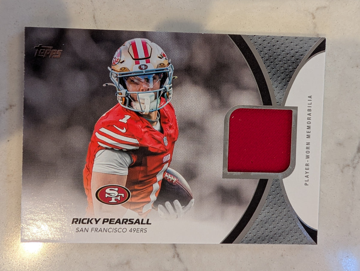 2026 Topps Football Ricky Pearsall 49ers NFL Material Relic #NFLM-RP