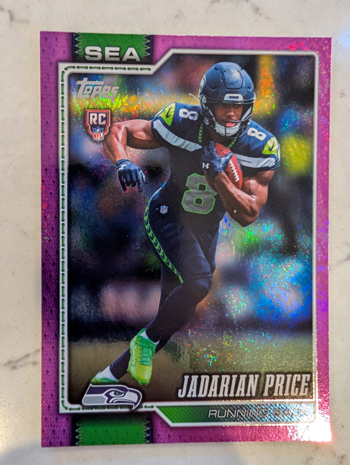 2026 Topps Football Jadarian Price Seahawks Pink Foil RC #310