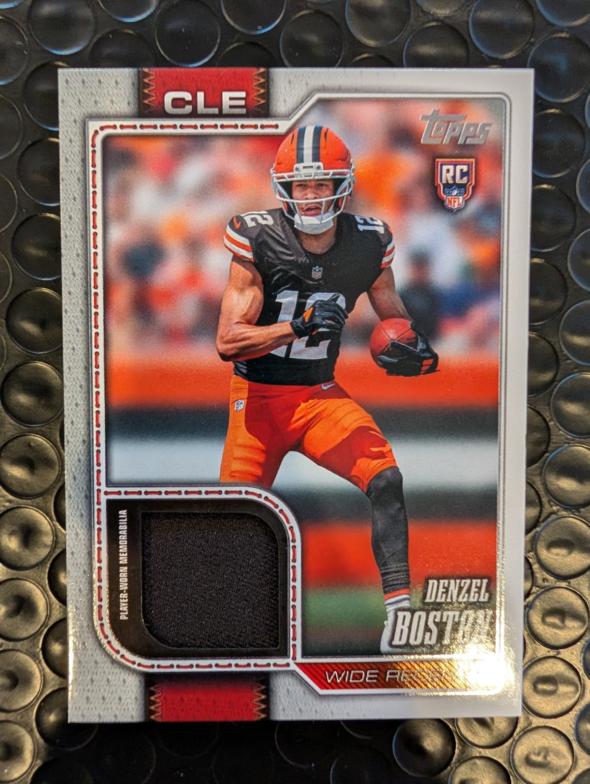2026 Topps Football Denzel Boston Browns Rookie Material Relic RC #RMC-DB