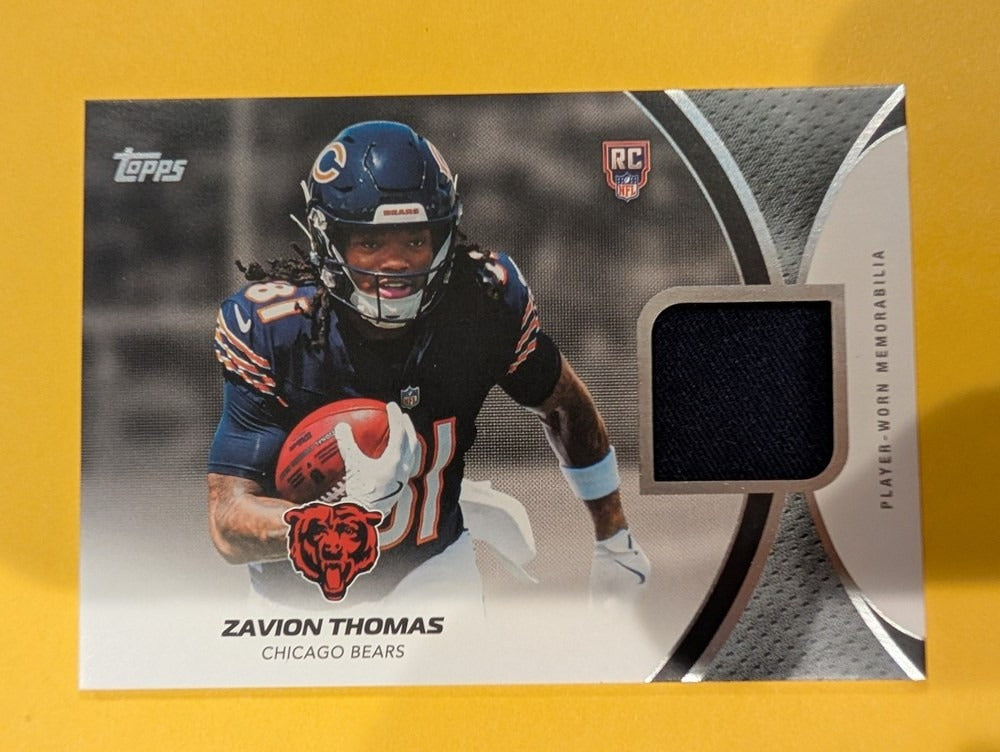2026 Topps Football Zavion Thomas NFL Rookies Material Relic RC #RMC-ZT