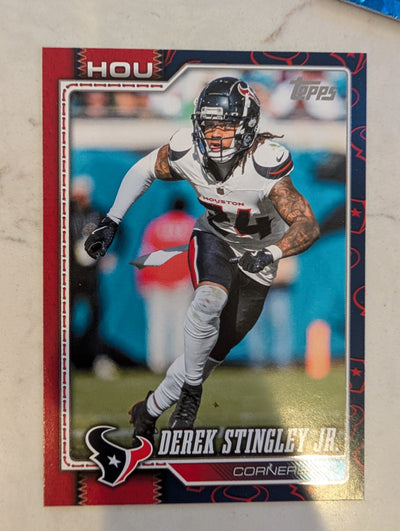 2026 Topps Football Derek Stingley Jr. Texans Team Logo Border SP #81