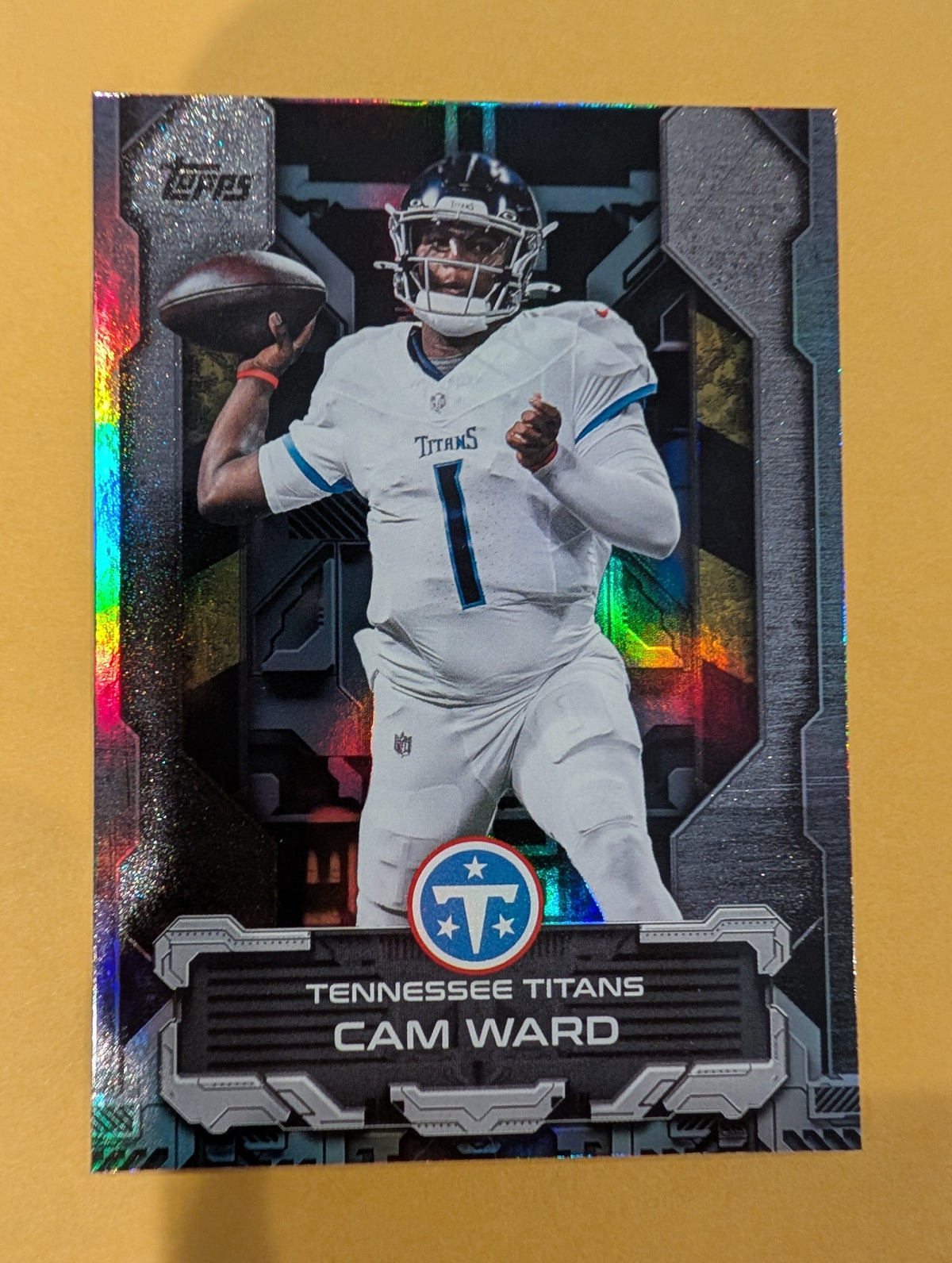 2026 Topps Football Cam Ward Titans Touchdown Machines Case Hit SSP #TM-41