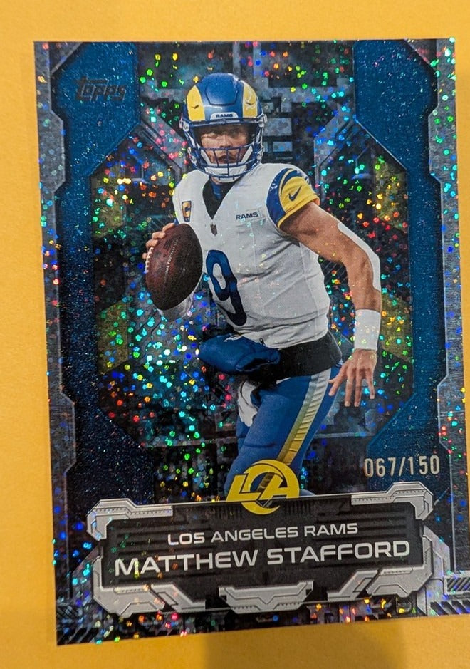 2026 Topps Football Matthew Stafford Rams Touchdown Machines Case Hit SSP /150