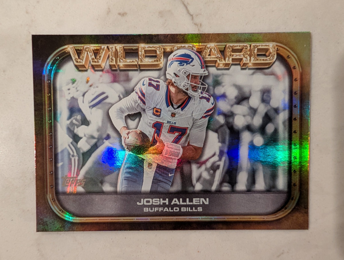 2026 Topps Football Josh Allen Buffalo Bills Wild Card Moments #WC-1