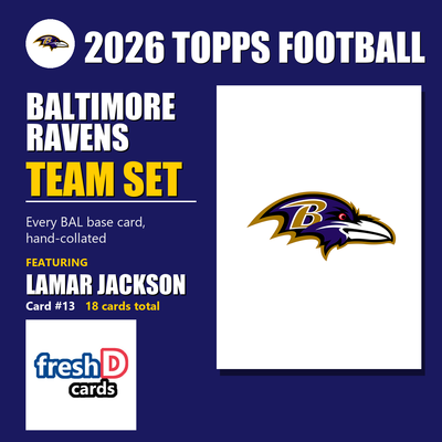 2026 Topps Football Baltimore Ravens Team Set
