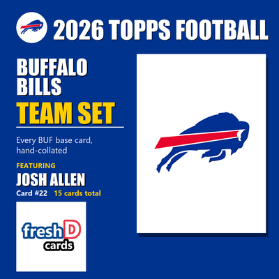 2026 Topps Football Buffalo Bills Team Set