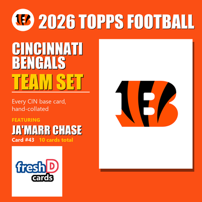 2026 Topps Football Cincinnati Bengals Team Set