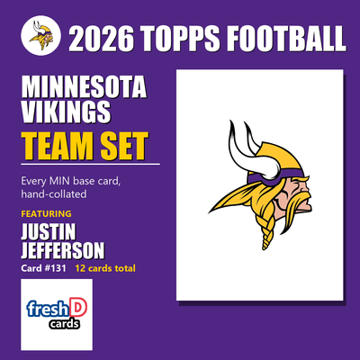 2026 Topps Football Minnesota Vikings Team Set