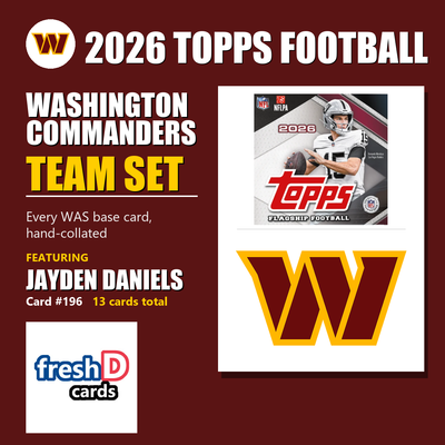 Washington Commanders 2026 Topps Football team set