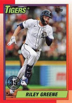2025 Topps Series 1 1990 Topps Baseball Riley Greene #T90-44