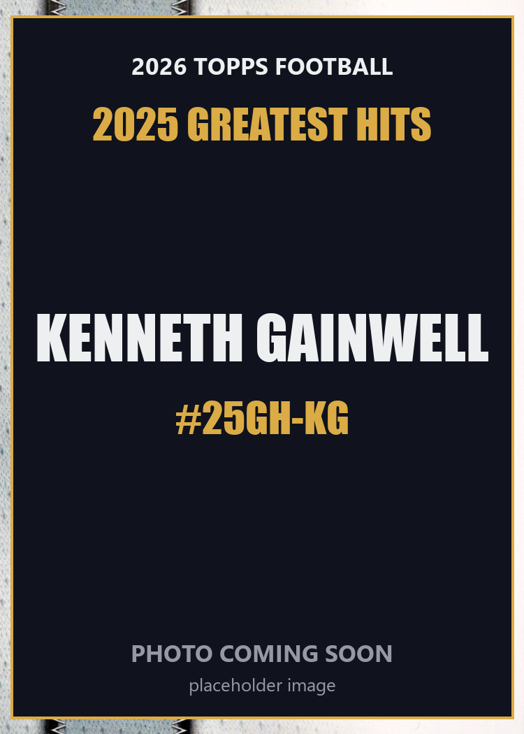2026 Topps Football Kenneth Gainwell 2025 Greatest Hits #25GH-KG