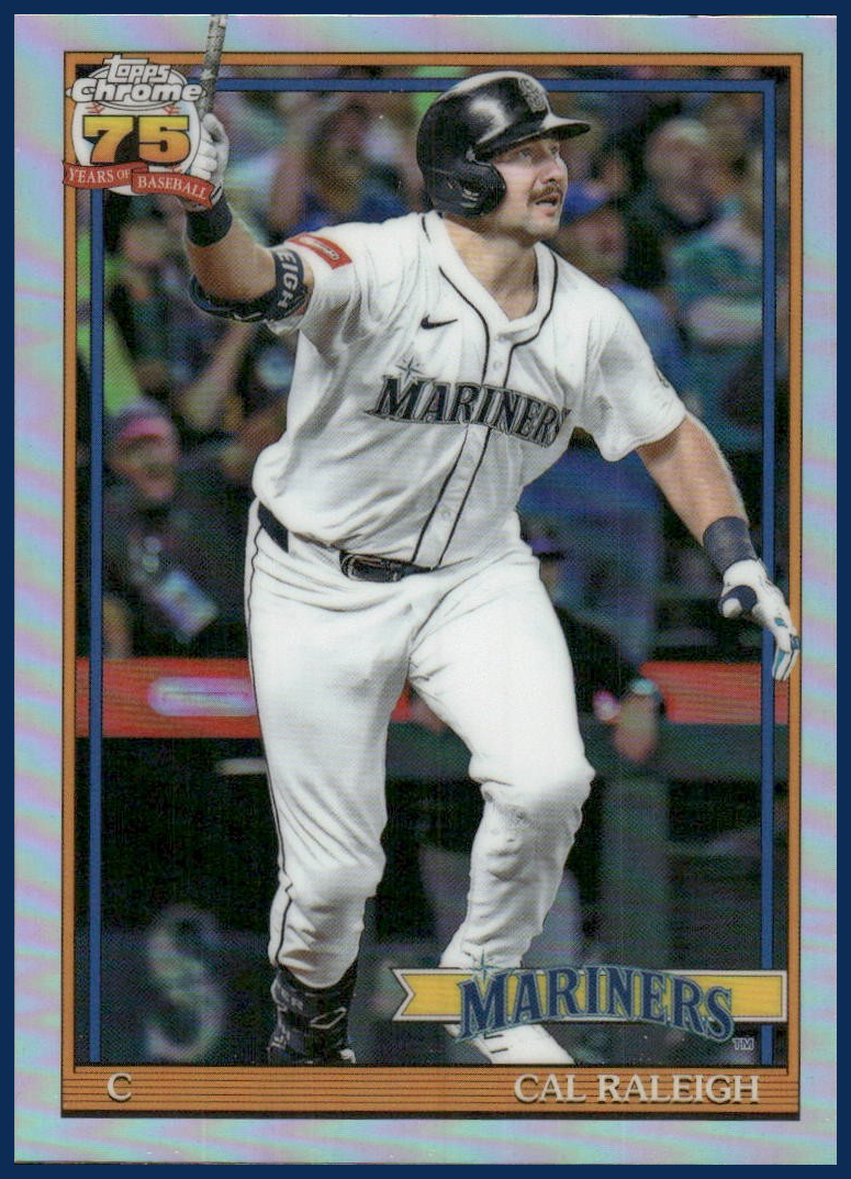 2026 Topps Chrome 1991 Topps Cal Raleigh #91CB-4
