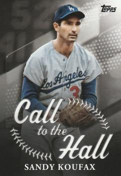 2025 Topps Series 1 Call to the Hall Sandy Koufax #CTH-13