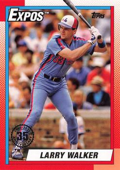 2025 Topps Series 1 1990 Topps Baseball Larry Walker #T90-35