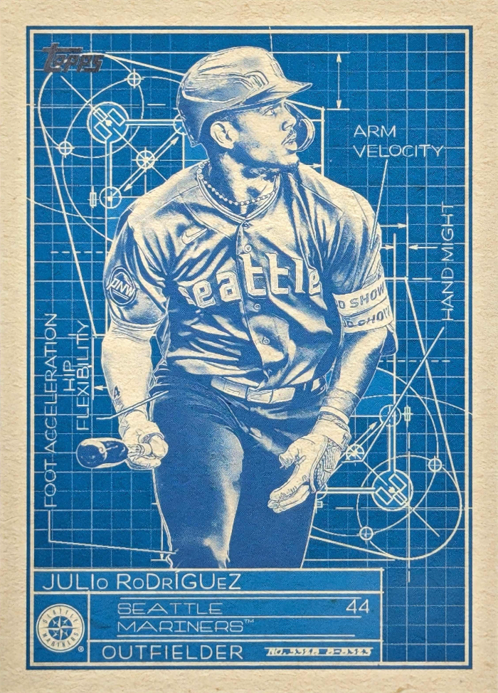 2024 Topps Series 1 Superstar Blueprint Julio Rodríguez #SB-6