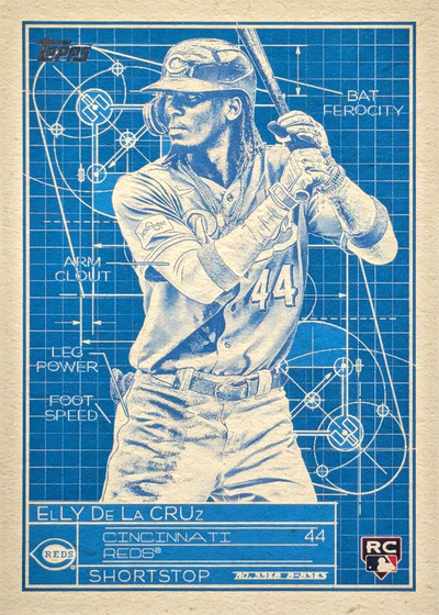 2024 Topps Series 1 Superstar Blueprint Elly De La Cruz #SB-15