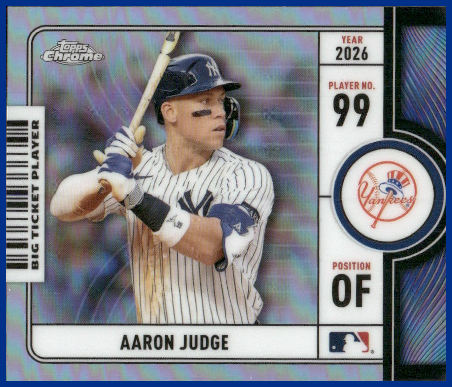 2026 Topps Chrome Big Ticket Players Aaron Judge #BTP-18