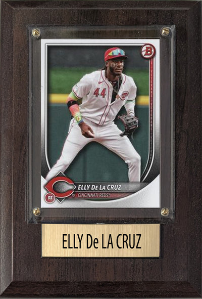 Elly De La Cruz Cincinnati Reds 2025 2024 Topps Bowman 4x6 Gift Plaque