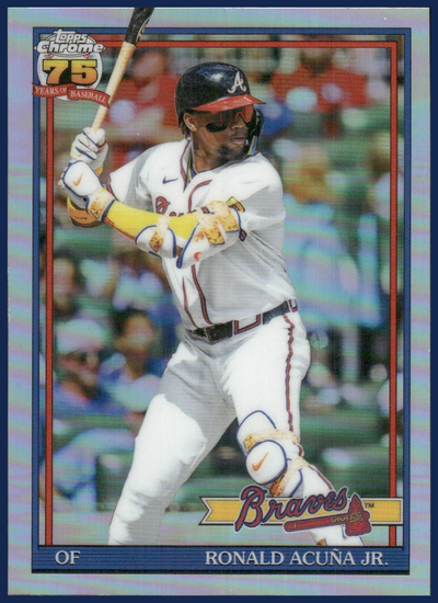 2026 Topps Chrome 1991 Topps Ronald Acuña Jr. #91CB-5