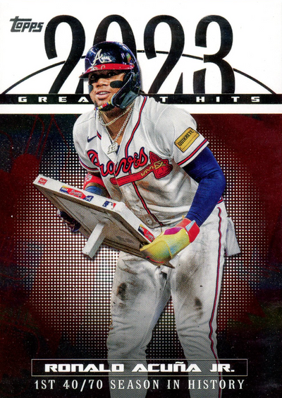 2024 Topps Series 1 2023 Greatest Hits Ronald Acuña Jr. #23GH-5