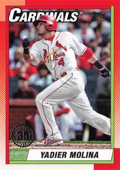 2025 Topps Series 1 1990 Topps Baseball Yadier Molina #T90-5