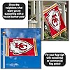 Kansas City Chiefs Large 3x5 Flag WinCraft - Double Sided - Home Flagpole, Tailgating, Fan Cave