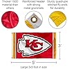 Kansas City Chiefs Large 3x5 Flag WinCraft - Double Sided - Home Flagpole, Tailgating, Fan Cave