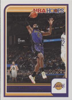 2023-24 Panini NBA Hoops LeBron James number 52 Los Angeles Lakers base card