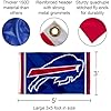 Buffalo Bills Large 3x5 Flag WinCraft - Double Sided - Home Flagpole, Tailgating, Fan Cave