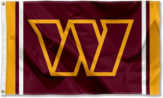Washington Commanders Large 3x5 Flag WinCraft  - Double Sided - Home Flagpole, Tailgating, Fan Cave