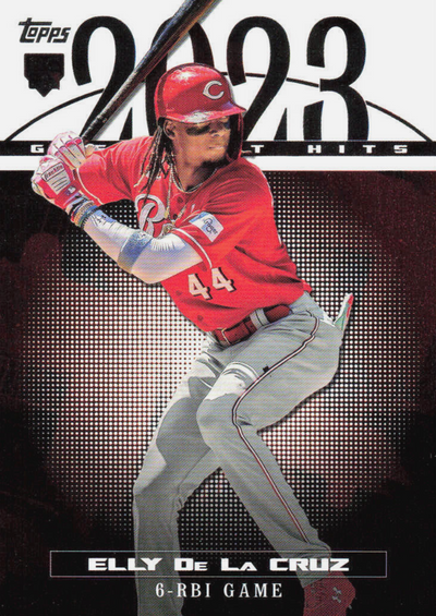 2024 Topps Series 1 2023 Greatest Hits Elly De La Cruz #23GH-25