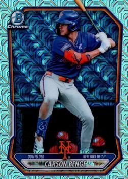 2026 Bowman Chrome Prospects Mega Box Mojo Refractor Carson Benge #BCP-111