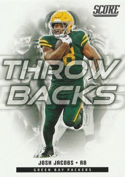2025 Score Throwbacks Josh Jacobs #7