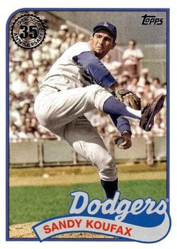 Sandy Koufax 2024 Topps Update 1989 Topps Baseball 35th Anniversary #89US-33