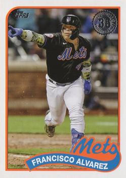 Francisco Alvarez 2024 Topps Update 1989 Topps Baseball 35th Anniversary #89US-26